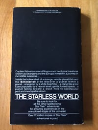 Image 2 of Gordon Eklund "The Starless World: A new Star Trek Experience" MMPB