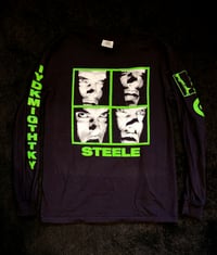 Image 1 of STEELE tribute longsleeve shirt, green