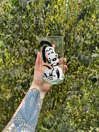 Image 1 of Snoopy Upcycled Glass 