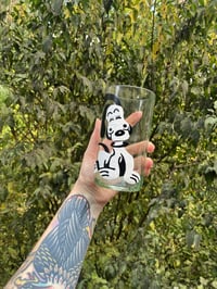 Image 3 of Snoopy Upcycled Glass 