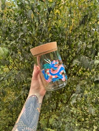 Image 2 of Blue Dragon Upcycled Bottle Canister