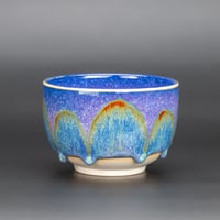 Image 1 of Vert/Purple/Blue Arches - Large Teabowl