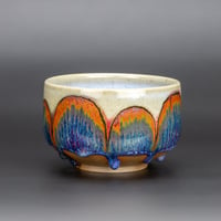 Image 2 of Blushed Rainbow/Rust Arches #2 - Large Teabowl