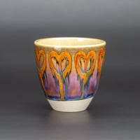 Image 1 of Rainbow Melting Hearts #2 - Espresso/Demitasse