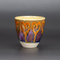 Image 2 of Rainbow Melting Hearts #2 - Espresso/Demitasse