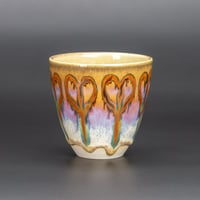 Image 1 of Sima/Rainbow Melting Hearts - Espresso/Demitasse