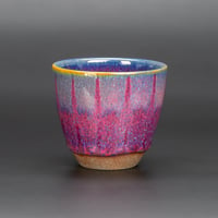 Image 2 of Magenta Flambé/Misty Waves - Espresso/Demitasse