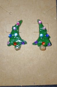 Christmas tree studs with lights