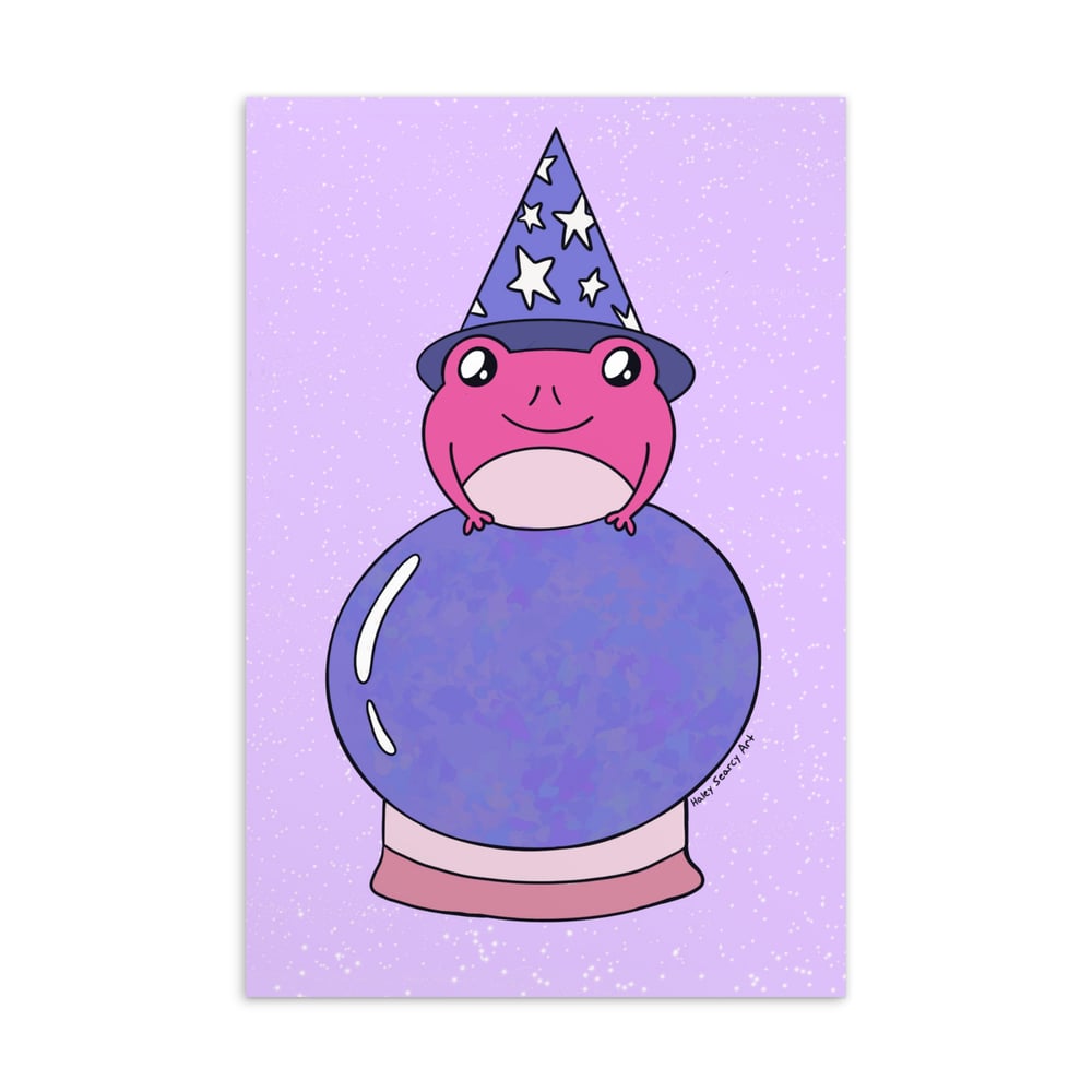 Wizard Frog Print