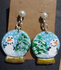 Snowglobe earringst