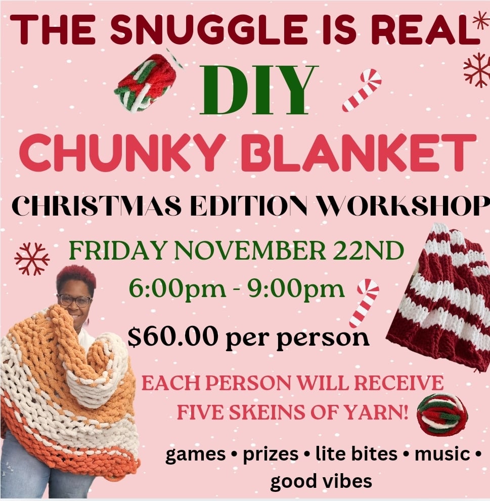 Image of Snuggle is real DIY CHUNKY BLANKET 