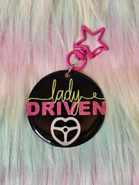 Lady Driven with heart wheel