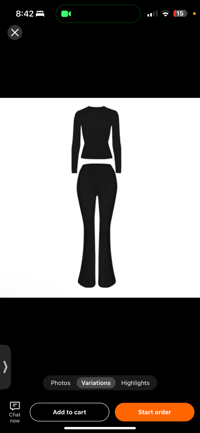Image 2 of 2 Piece Long Sleeve Lounge Sets