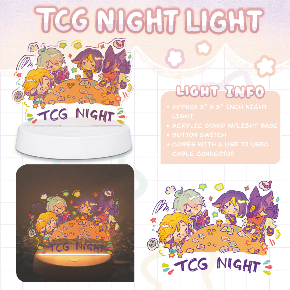 Image of [PREORDER] TCG NIGHT LIGHT