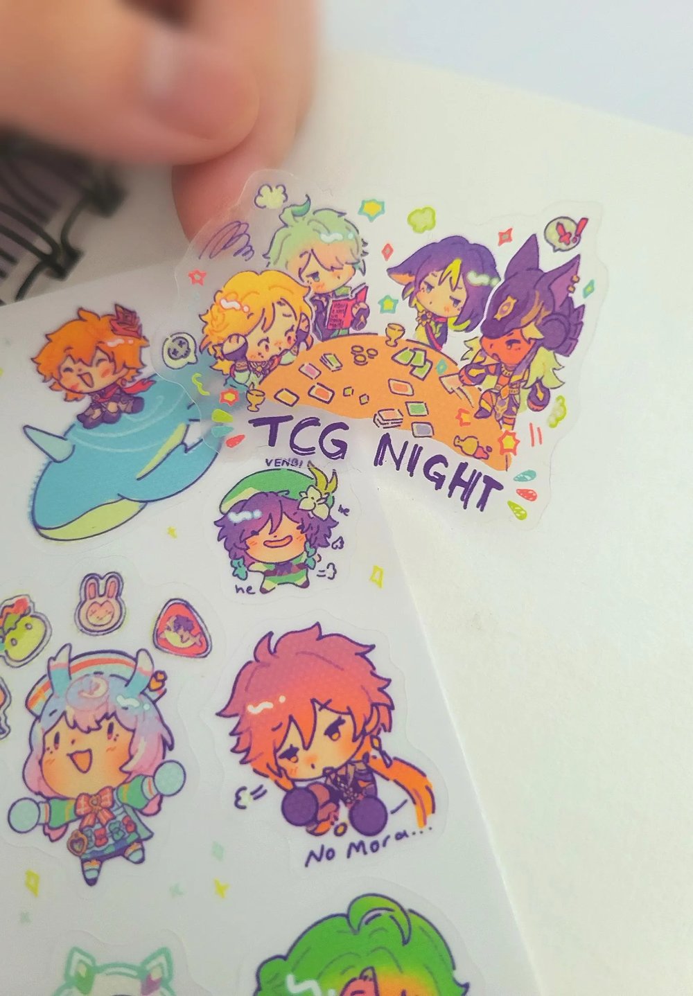 Image of [PREORDER] HOYO CLEAR STICKER SHEET