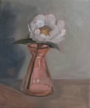 Image 1 of Petit vase en verre rose