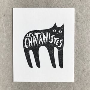 Image of Les Chatanistes, stamp