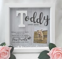 Image 6 of Personalised Pet Loss Frame,Pet Initial frame,Pet Memorial Frame, Pet Loss Gift