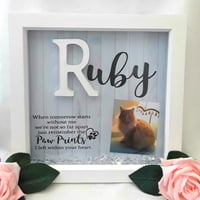 Image 10 of Personalised Pet Loss Frame,Pet Initial frame,Pet Memorial Frame, Pet Loss Gift