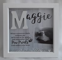 Image 17 of Personalised Pet Loss Frame,Pet Initial frame,Pet Memorial Frame, Pet Loss Gift