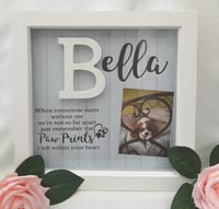 Image 21 of Personalised Pet Loss Frame,Pet Initial frame,Pet Memorial Frame, Pet Loss Gift