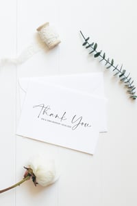 Image 1 of This Is Love - Personalised Thank You Cards - Pack of 10