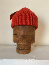 Image 3 of Merino Beanie - Poppy Orange £55.00