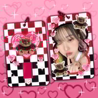 Image 1 of Bat Plush Acrylic Photocard Holder