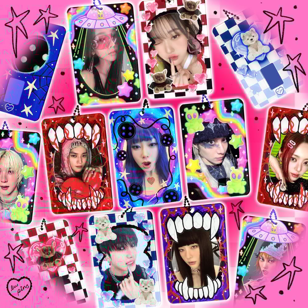 Vampire Bite Double Sided Acrylic Photocard Holder