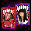 Vampire Bite Double Sided Acrylic Photocard Holder 