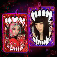 Image 1 of Vampire Bite Double Sided Acrylic Photocard Holder 