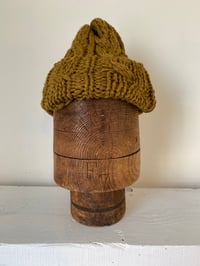 Image 7 of Beanie - Gold Khaki Cable £60.00