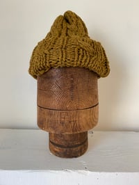 Image 9 of Beanie - Gold Khaki Cable £60.00