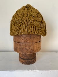 Image 10 of Beanie - Gold Khaki Cable £60.00