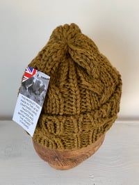 Image 17 of Beanie - Gold Khaki Cable £60.00