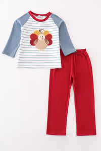 Thanksgiving Turkey Fleece Set