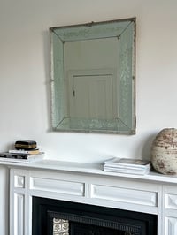 Image 10 of Venetian-Style Mirror with Pale Blue Frame