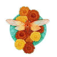 Image 1 of Libra Cicada Sticker