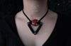 Crimson Moon Necklace