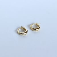 Image 1 of COSMOS HOOPS #1 IN GOLD