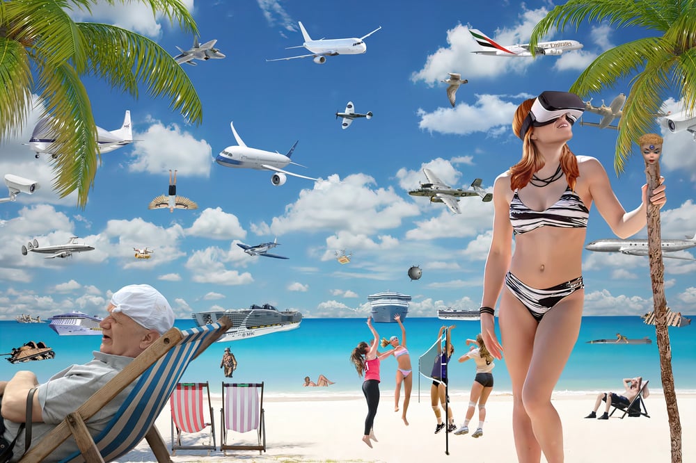 Image of Paradise with Deckchairs