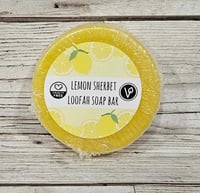 Image 2 of Lemon sherbert loofah soap bar