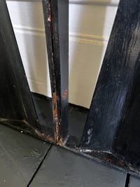 Image 10 of  Two Modernist Panels of Wrought Iron Railings, Gates or Screens