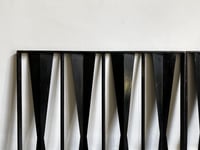 Image 3 of  Two Modernist Panels of Wrought Iron Railings, Gates or Screens