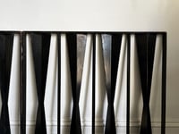 Image 4 of  Two Modernist Panels of Wrought Iron Railings, Gates or Screens