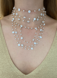 Image 4 of Collar Cascada Perlas