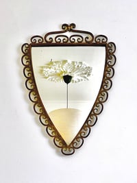 Image 1 of Italian Wall Mirror in the style of Colli
