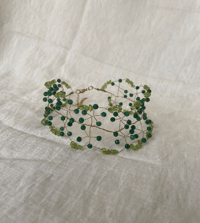 Image 1 of Choker Flores Verdes