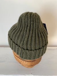 Image 8 of Alpaca Beanie - Olive £60.00