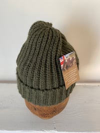 Image 9 of Alpaca Beanie - Olive £60.00